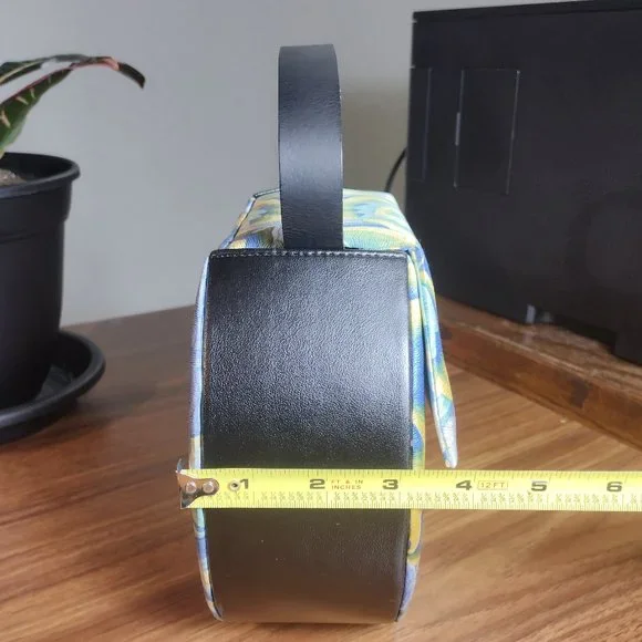 Pineda Covalin Silk & Leather Handbag - Picture 11 of 11